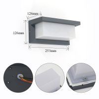 Commercial Outdoor LED Wall Lamp Waterproof IP65 Villa Garden Sconces Balcony Stair Exterior Home Decor Wall Lighting Luminaire