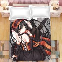 Japanese Anime 3D Printed Bed Sheet Coverlet Children Room Bed Sheet Bed Linen (NO Duvet Cover Pillowcase) 01