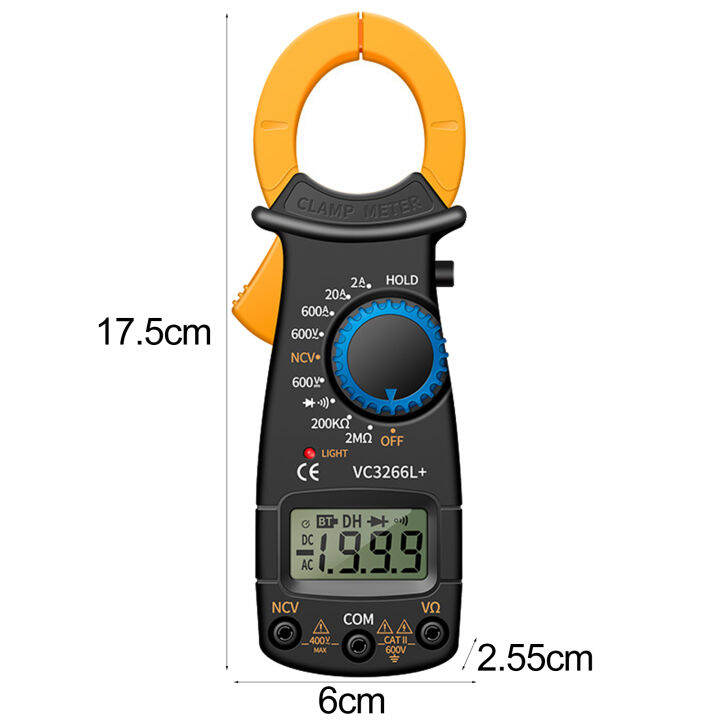 farfi-vc3266l-มัลติมิเตอร์แบบหนีบความแม่นยำสูงมัลติฟังก์ชั่นทดสอบเร็วเครื่องเตือนเสียงเครื่องทดสอบแรงดันไฟฟ้าล่าสุดดิจิทัลไม่สัมผัสสำหรับมัลติมิเตอร์แบบหนีบช่างไฟฟ้าอัตโนมัติ