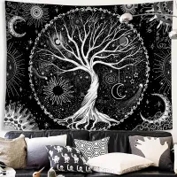 Tree Of Life Psychedelic Tapestry Throw Indian Tapestries Wall Hanging Bedspread