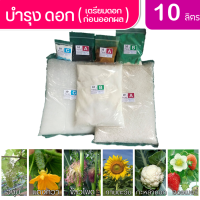 ปุ๋ย ABC Hydro Flower to Fruit สำหรับพืชไฮโดรโปนิกส์ ชนิดแห้ง บำรุงดอก ชุดขนาด 10 ลิตร ( A 10L,B 10L และ C10L)