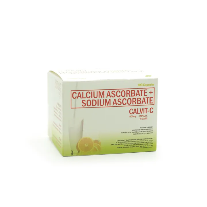 CalVitC Calcium Ascorbate + Sodium Ascorbate 500mg 100's (Authentic