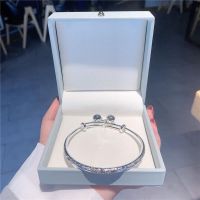 999 sterling silver bracelet female smooth fine bell contracted young student han edition sent his girlfriend