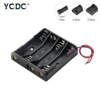 1x 2x 3x 4x AAA ABS Plastic Battery Holder Case Storage Box With Leads Wire Cable 1 2 3 4 Slot Standard AAA Battery Container