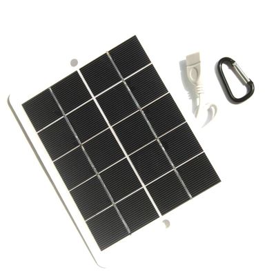 3W 5V Solar Panel Portable Solar Charger Backup Power Supply for Outdoor Camping Hiking Home