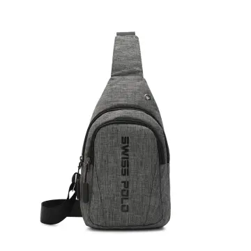 Swiss polo best sale textured sling bag