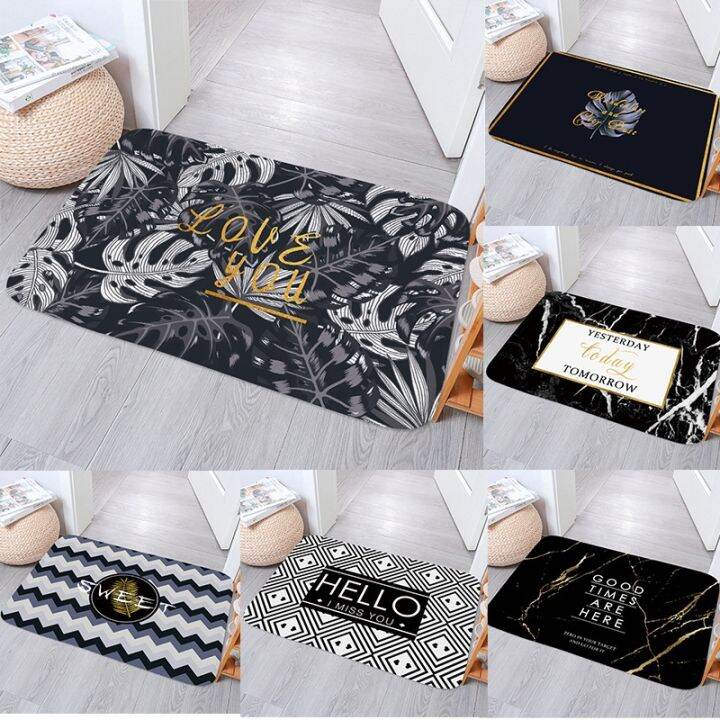 jh-black-gold-marble-carpet-entrance-door-mat-geometric-figure-porch-bedroom