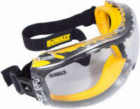 DEWALT DPG82-11C Concealer Clear Anti-Fog Dual Mold Safety Goggle, Clear Lens, 1 Pair 1 Pair Clear Lens