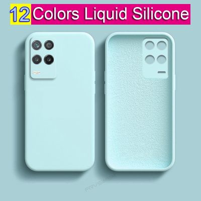 Lens Full Protect Liquid Silicone Phone Case Cover for OPPO Realme 10 9 Pro+ Plus 9i 7 8 5G Pro 8i C30 GT 5G Neo 2 2T 3 3T Cases Electrical Connectors
