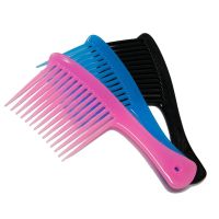 1pc Large Wide Tooth Comb Handle Detangling Reduce Hair Loss Brush Styling Salon Hair Hairbrush Beauty Tools Hot Sale