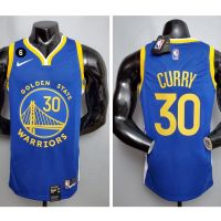 เสื้อยืด ลายทีมบาสเก็ตบอล Nba Golden State Warriors Steven Curry สีฟ้า สําหรับผู้ชาย 2023 2023