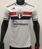 เสื้อเจอร์ซีย์ใส่อยู่บ้านแบบ Sao Paulo 2023 2024ชุดเล่น Kaus Sepak Bola คุณภาพไทย