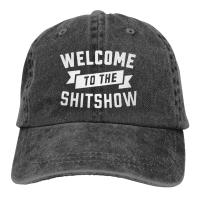 Welcome To The Shitshow Adult Denim Sun Hat Classic Vintage Adjustable Baseball Cap