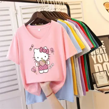 Kawaii Women's Hello Kitty Hip Hop T-shirt