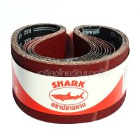 TOA / ทีโอเอ SHARK ผ้าทรายสายพาน 4"X36" NO. 100 (T401-0140)(ราคา 10 แผ่น)