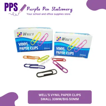 33mm Colorful Office Plastic Paper Clip - China Office Paper Clips