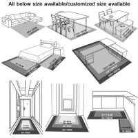 (ร้อน) สไตล์แห่งชาติทางเดินสีแดงห้องโถง3D พรมตกแต่งบ้านห้องนั่งเล่นพรมพื้นที่ห้องเด็กพรมปูพื้นห้องครัวห้องนอนเสื่อประตูที่มีคุณภาพ