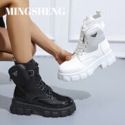 Mingsheng New Fashion Boots Ladies Low Top Fashion Boots Girls Korean Cute