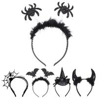 Halloween Spider Headband Halloween Costume For Girls Women Halloween Headbands Spider Ghost Costume Girls Large Elastic Halloween Costume Accessories For Theme Parties well-suited