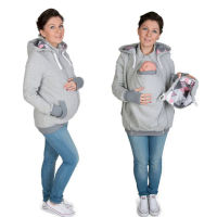 Thickened Hooded Baby Carrier Jacket Winter Hoodies Maternity Tops Outerwear Coat  Women Carry Baby Pregnancy Clothing