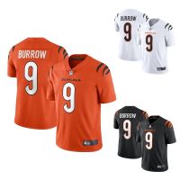 ? ? 2023 New Fashion version NFL Cincinnati Bengals jersey mens Cincinnati Bengals No. 9 Joe Burrow football jersey