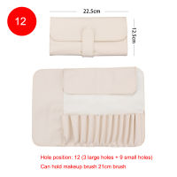 121824Hole Make-Up Brushe Bag Functional Cosmetics Case Travel Organizer Make Up Brushes Protector Makeup Tools Rolling Pouch