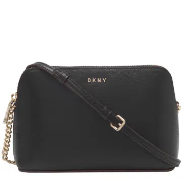 DKNY- Seva Mini Box Crossbody - Ivory/Silver