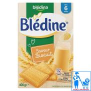 Ngũ Cốc Pha Sữa Blédine Saveur Biscuit 6m+ Hộp 400g Cho trẻ từ 6 tháng tuổi