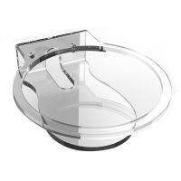 Transparent Wall Mount Acrylic Holder Space Saving Bracket Shelf for Echo Dot 4 for Echo Dot 5