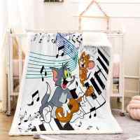 Tom the Yellow play the workers 3D worm Plush Fleece Blanket picnic sofa