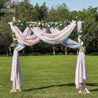 【CC】♕  RYBHOME Wedding Arch Drape 30  Wide 216 Length Fabric Draping Curtain Drapery Supplies Ceremony Hanging Decoration