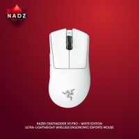 Razer DeathAdder V3 Pro - White Edition - Ultra-lightweight Wireless Ergonomic Esports Mouse