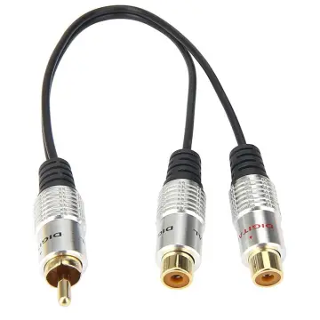 HiFi Audio Phono Cable 4-Pin Din Silver Plated Pure OFC Turntable Line  Twist Locking Connector to Stereo 2 RCA Plugs For NAIM 1M