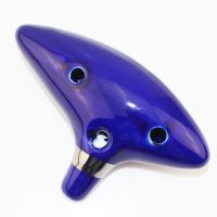 【SALE】 tiorinsecur1988 12หลุมเตาเผา Ocarina เผาเซรามิก Alto C ขลุ่ย Ocarina ของเล่นรูปเวลาพร้อมกล่อง