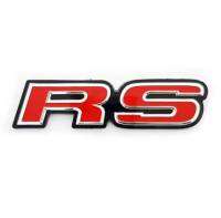 โลโก้ RS LOGO HONDA RS ฮอนด้า อาร์เอส 10.8 x 2.7 cm. ตัวแดง