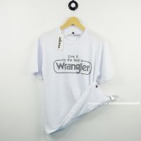 เสื้อยืด Wrangler ผู้ชาย/ผู้หญิง ผ้าคอตตอน 30s นำเข้า ฟรีถุงกระดาษ