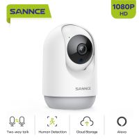 SANNCE 1080P IP Camera Smart Surveillance Camera Automatic Tracking Smart Home Security Indoor WiFi Wireless Baby Monitor Household Security Systems H