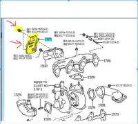 (ของแท้) 91651-B0814 น็อตยึด แผ่นฉนวนกันความร้อน โตโยต้า วีโก้ Toyota Vigo ปี 2011-2015 เบิกศูนย์/ราคาต่อ 1 ชิ้น