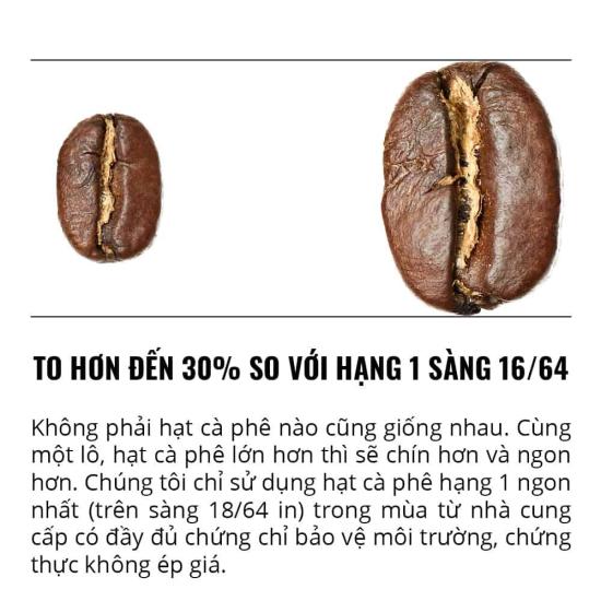 454g cà phê bột thunder no.3 pha phin gu việt - 1864 café - ảnh sản phẩm 4