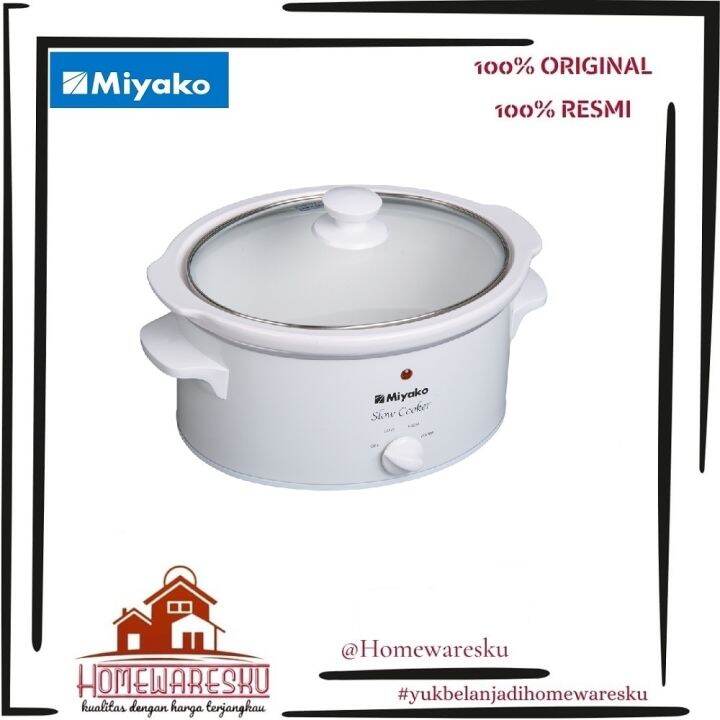 Miyako Slow Cooker SC510 SC510 Pemasak Bubur 4 Litre Putih Lazada Indonesia