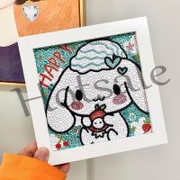 【hot sale】 ✵❁۩ B02 Handmade diy Kuromi Diamond Painting Full Cinnamon Dog Melody Childrens Educational Toys