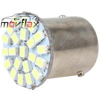 MovFlax ไฟ LED สีขาว12V 4W 1156 22 SMD 1206สัญญาณเลี้ยวรถแผ่นเรืองแสงไฟเบรค