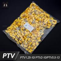 PTV5.5-(13 18)  AWG 12-10 Pre Insulated Terminal Cable Wire Connectors Electrical Crimp Terminals Cold Pressed Terminals Pin Electrical Circuitry  Par