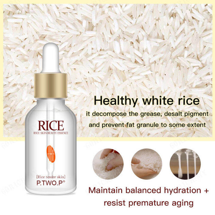 fengmang Rice Extract Facial Serum White Rice Skin Care Moisturizing