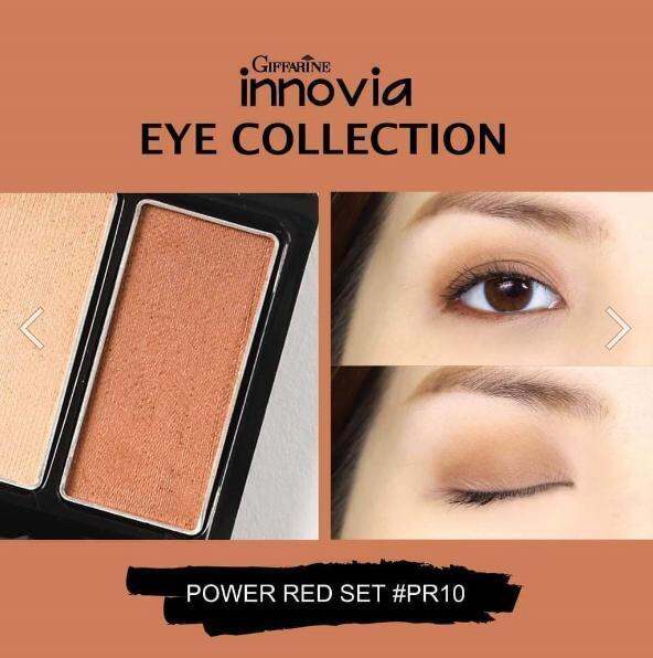 อายแชร์โดว์-กิฟฟารีน-giffarine-innovia-collection-powder-red-set-เซต-อายแชร์โดว์-10-เฉดสี-โทนแดง-เซ็ตเครื่องสำอาง-พาเลตต์-ดวงตา