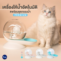 Royalty Pets เครื่องให้น้ำสัตว์เลี้ยงอัตโนมัติ ทรงหอย พรีเมี่ยม พร้อมชุดกรองน้ำ ถ้วยชามโถชุดสุนัขหมาแมวขนมอาหาร RY096