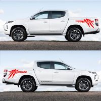 ’；【‘； Doordash 2Pcs Pick Up Stickers 4X4 Vehicle Graphics Decals For Mitsubishi L200 TRITON CLAWMARK Pickup Truck Vinyl Accessories