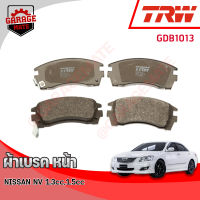 TRW ผ้าเบรคหลัง NISSAN PULSAR 95-00//NISSAN/BLUEBIRD (U13) 93-95/NISSAN CEFIRO (A32) 96-01