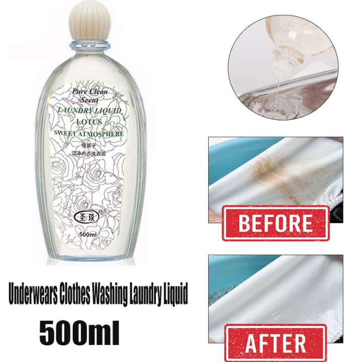 500ml Liquid Detergent Laundry Menstrual blood stain detergent wash