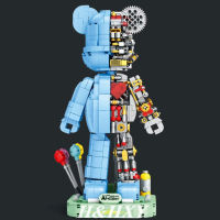 High-Tech Half Clear Version Mechanical Bear Model 6302 188001 Fashion Ornaments Building Blocks Bricks Kid Toys Christmas Gifts